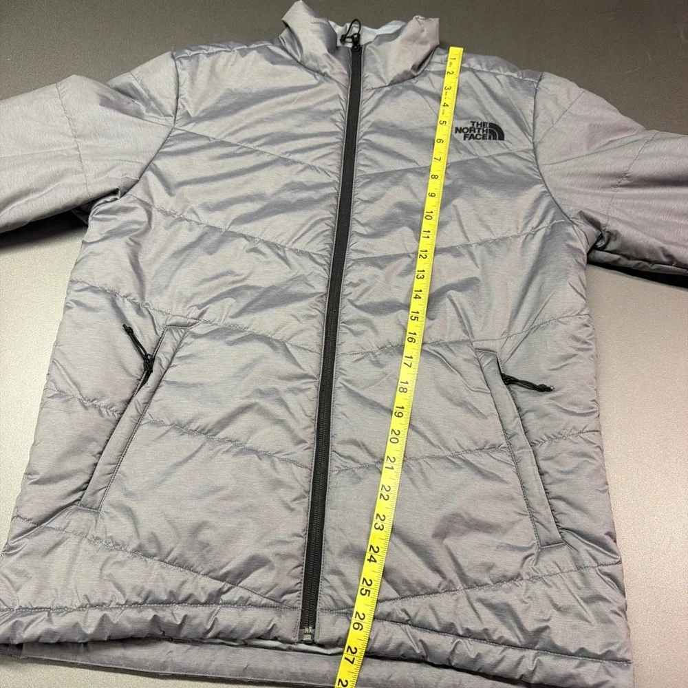 The North Face‎ Jacket Mens Small Gray Full Zip Junction Insulated